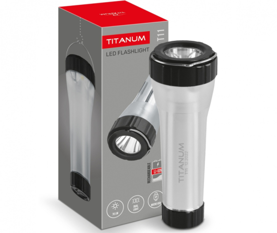 Videx TITANUM hordozható LED zseblámpa, 5500K, 70lm, TLF-T11 