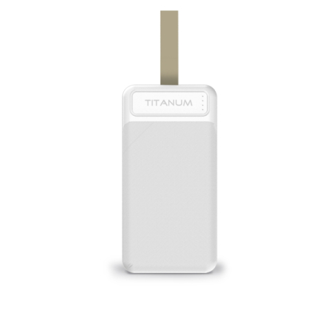 Videx TITANUM power bank, fehér színű, 30000mAh, TPB-914