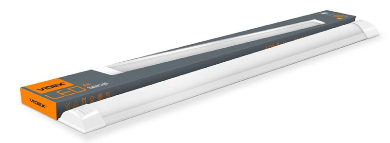 Videx Batten Led 36 W-os falon kívüli por-és páramentes fehér lámpa IP20-as ...