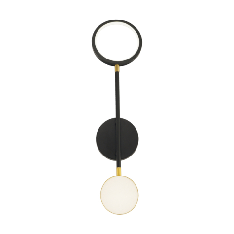 Strühm Omega I 10W-os, 4200K, arany/fekete színű fali lámpa