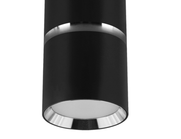 Strühm Dior fekete/króm színű mennyezeti lámpa, GU10-es foglalattal 