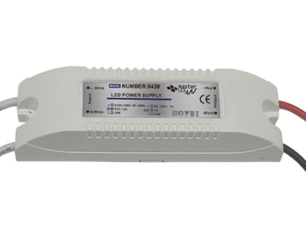 MasterLED 12 W-os beltéri tápegység, 1 Amper, 12V 