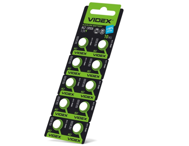 Videx AG7/LR926 45mAh alkáli gombelem (darabár, min. rendelhető mennyiség 10 db) 