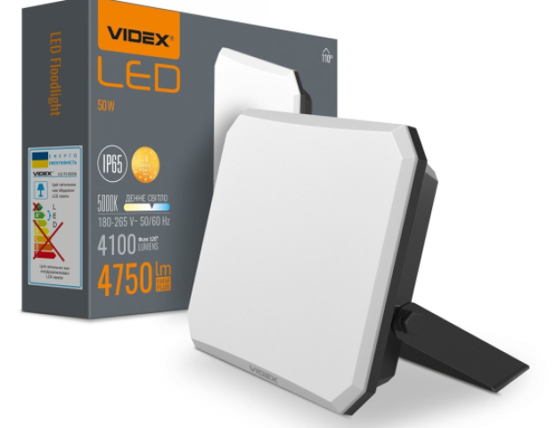 Videx 50 W-os LED reflektor, 4750lm, 5000K