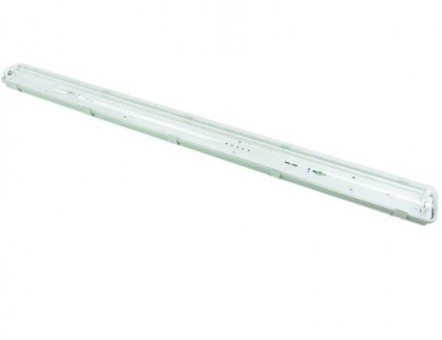 EcoLight 120 cm-es armatúra 2x18 W-os víztiszta fedéllel