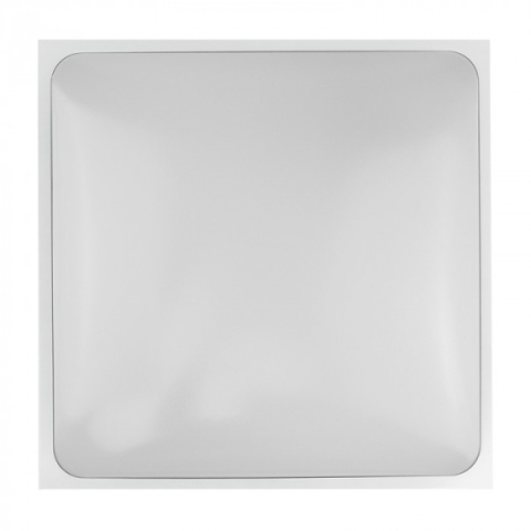 EcoLight ø295 mm négyzet alakú, fehér színű, mennyezeti lámpa 2xE27-es foglalattal