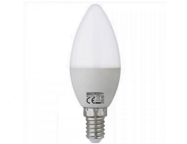 Horoz Ultra opál színű, E14-es foglalatú 6 W-os LED-es izzó natúr fehér, 510 lm