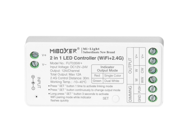 MasterLED 3 in1 RF CCT 12/24V LED vezérlő 