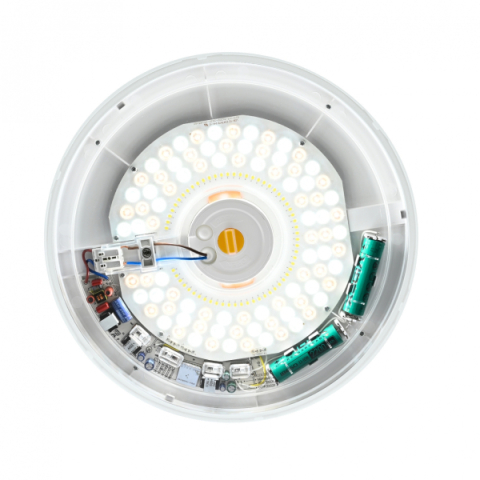 Videx 15-30W, 2700-6500K vészhelyzeti mennyezeti lámpa beépített mozgásérzékelővel
