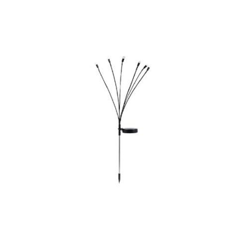 MasterLED napelemes és alkonyatérzékelős földbe szúrható 73 cm-es kerti LED (x6) lámpa