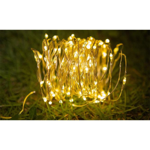 MasterLED Girlanda napelemes 400 LED-es, 41,90 m hosszúságú fényfüzér