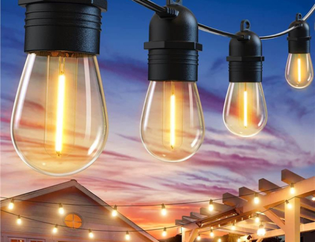MasterLED Girlanda napelemes 10 LED-es, 10 m hosszúságú fényfüzér távirányítóval 