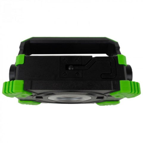 EcoLight 10 W-os, 5000K, újratölthető akkumlátoros LED reflektor