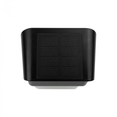 EcoLight Napelemes fali lámpa RGB+ natúr fehér, beépített alkonykapcsolóval, SOE-6