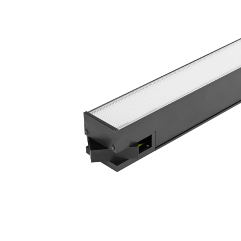 Videx 50 W-os, 120 cm-es, 5000 K, fekete színű lámpa a BNL02 sorozathoz