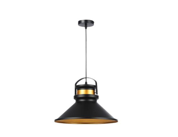 MasterLED Tao 1xE27 foglalatú, 36 cm-es fekete/réz színű függesztett mennyezeti ...