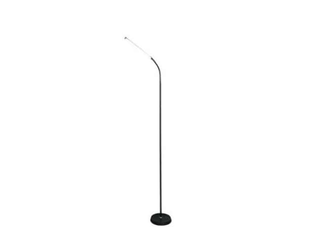 MasterLED Meso 8W-os, dimmelhető fekete színű állólámpa, 170 cm 