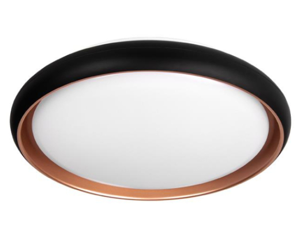 MasterLED XUDO 54W, 3000-6500K, 400x85 mm, fekete/arany színű mennyezeti lámpa ...