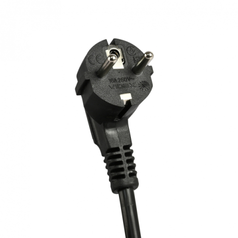 Videx Oncord fekete színű 3-as hosszabbító kapcsolóval, 3m-es kábellel, 2 x USB + 1 x USB-C