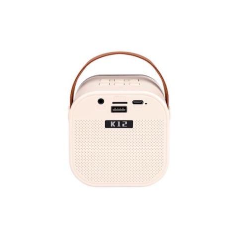 MasterLED Hordozható karaoke szett Bluetooth hangszóróval és 2 mikrofonnal