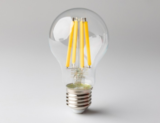 EcoLight E27-es foglalatú 10 W-os, 1200 lm, 2700K filament szálas izzó 