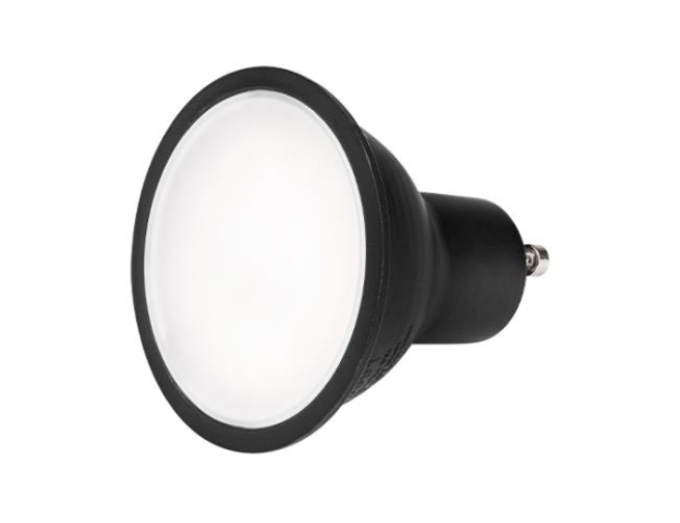 MasterLED GU10-es foglalatú 9 W-os SMD LED izzó, 2700K, fekete színű 