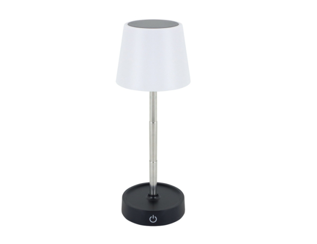 Strühm Smart LED fekete színű asztali lámpa, fényerőszabályozható, újratölthető ...