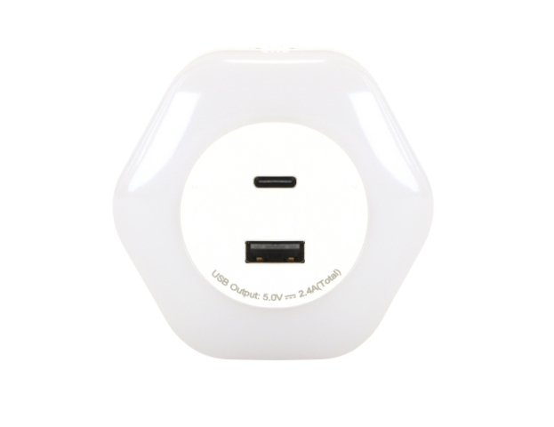 Strühm Ozil LED 0,3 W-os led irányfény, USB C+A csatlakozóval 