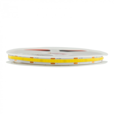 EcoLight COB led szalag 3000K, 900 lm/méter, 10 W/méter, 12 V, IP20, 5m / tekercs