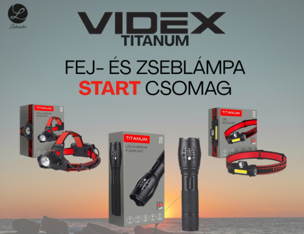 Videx Fej- és Zseblámpa Start Csomag 