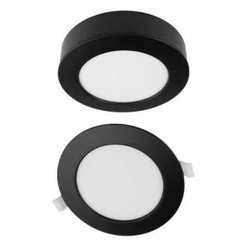 Ecolight 12W-os, kerek alakú, CCT, fekete, süllyesztett és felületre szerelhető ... Ecolight 12W-os, kerek alakú, CCT, fekete, süllyesztett és felületre szerelhető ...