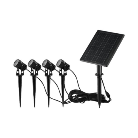 MasterLED Napelemes LED lámpa, 3000K, 4 darabos készlet 