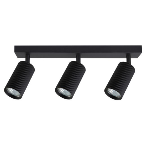 MasterLED Lucerno tripla LED fali lámpa, 3xGU10, Fekete MasterLED Lucerno tripla LED fali lámpa, 3xGU10, Fekete